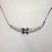 sapphire and diamond necklace